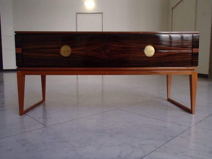 macassar sideboard with 4 drawers 1960s 1