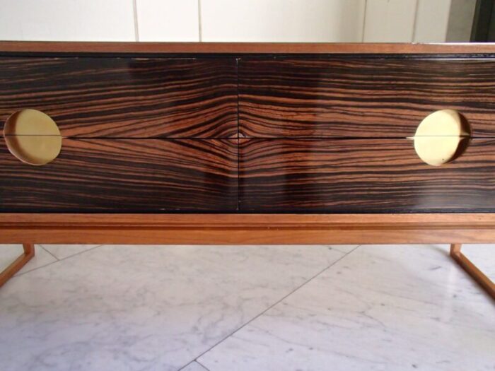 macassar sideboard with 4 drawers 1960s 10