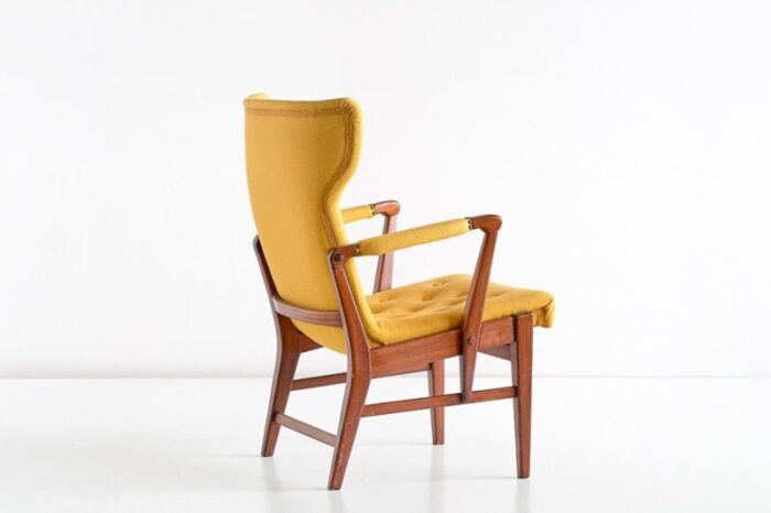 mahogany armchairs by bertil soederberg for nordiska kompaniet 1940s set of 2 14