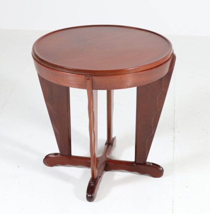 mahogany coffee table by a f van der weij 1920s 1