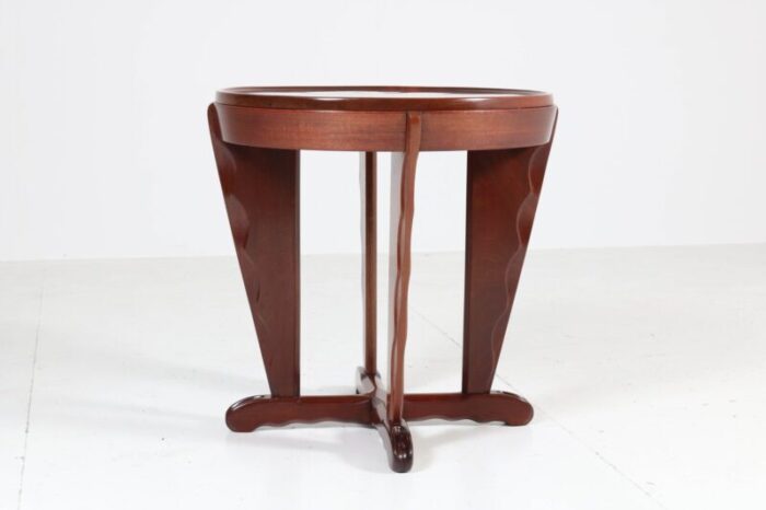 mahogany coffee table by a f van der weij 1920s 2