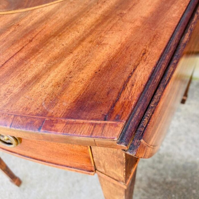 mid 1800s antique pembroke table 5761