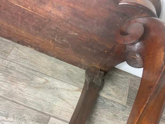 mid 18th century queen anne walnut writing table 3111