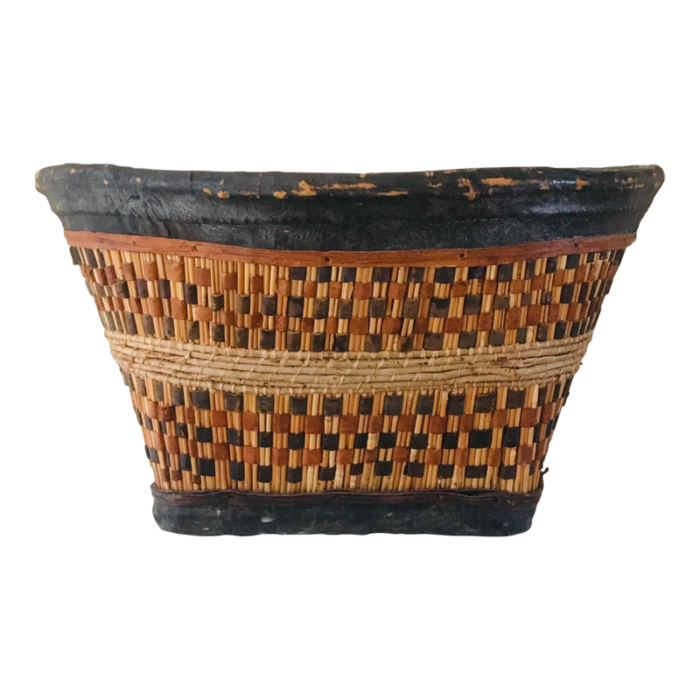 mid 20th century african dogon basket 9829