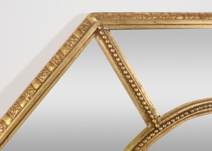 mid 20th century friedman brothers gold gilt octagonal designer mirror 8006