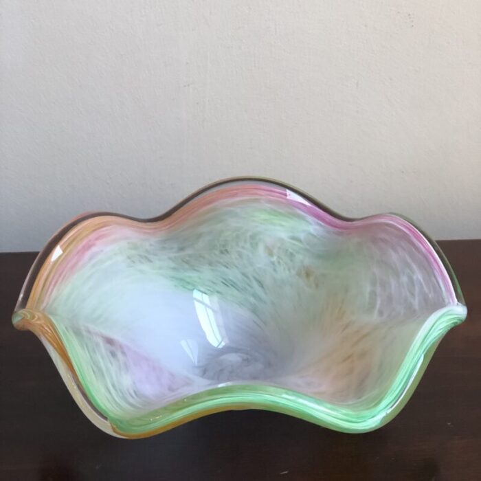 mid 20th century italian murano glass decorative bowl 2153