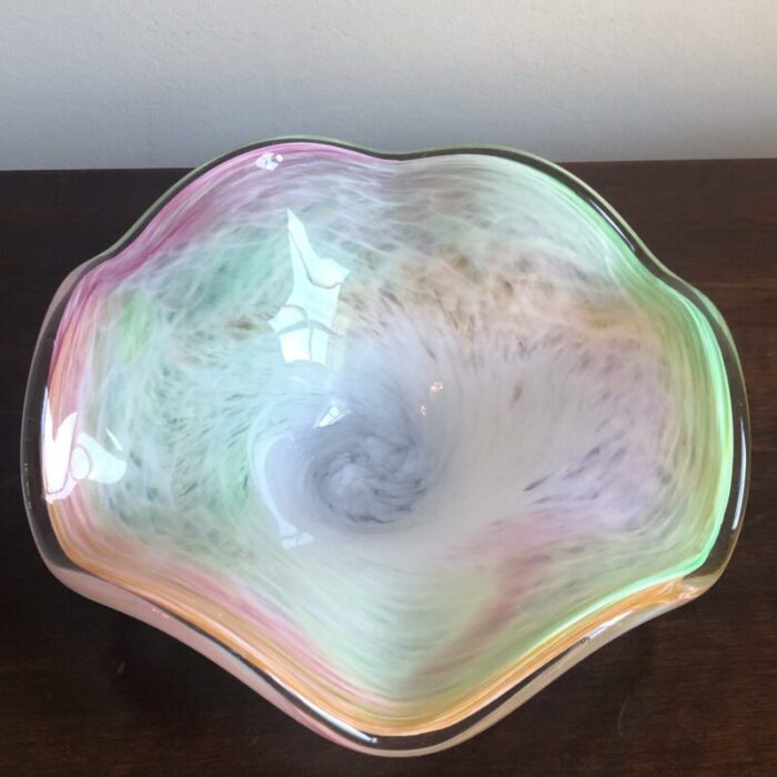 mid 20th century italian murano glass decorative bowl 5928