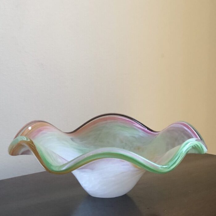 mid 20th century italian murano glass decorative bowl 9095