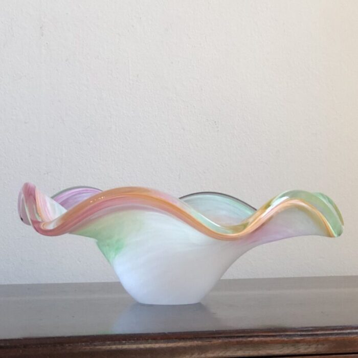 mid 20th century italian murano glass decorative bowl 9372