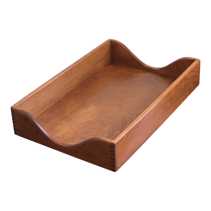 mid 20th century mahogany desk tray 0228