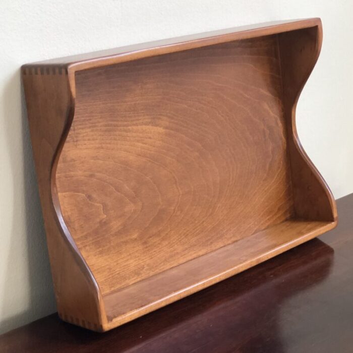 mid 20th century mahogany desk tray 1253