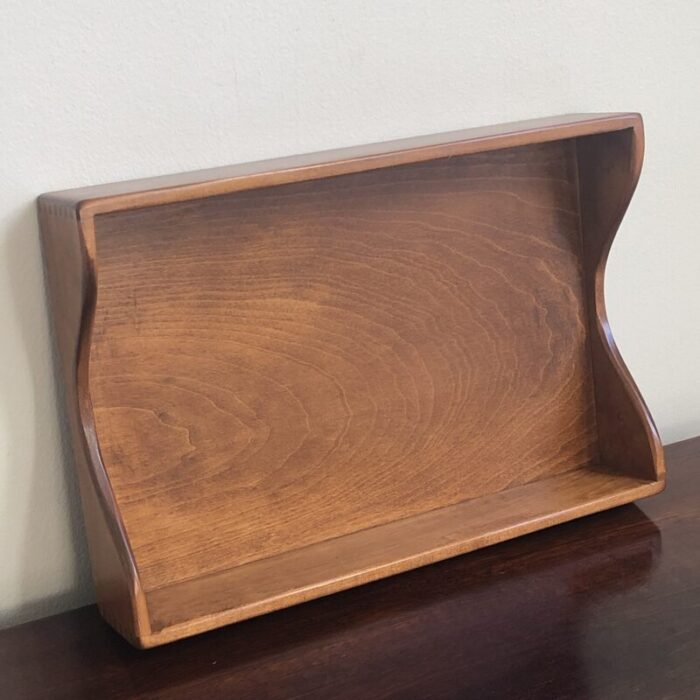 mid 20th century mahogany desk tray 2240