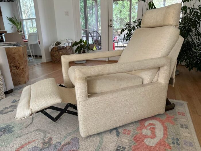 mid 20th century parsons style vintage recliner lounge chair 4301