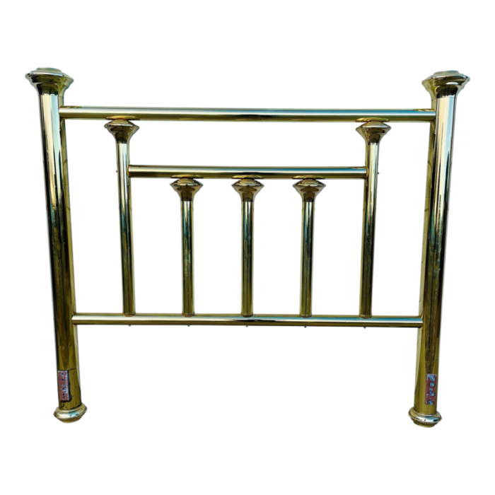 mid 20th century vintage mid century modern brass headboard 2025