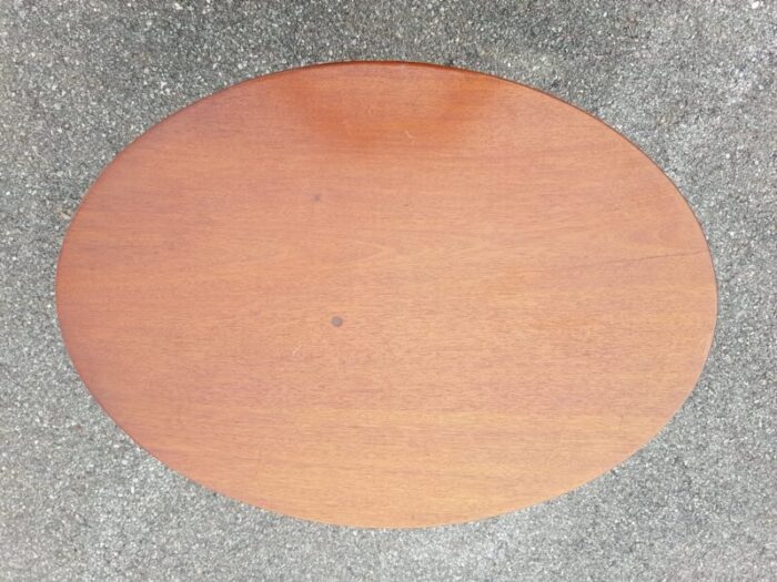 mid 20th century vintage williamsburg style tilt top table 2691