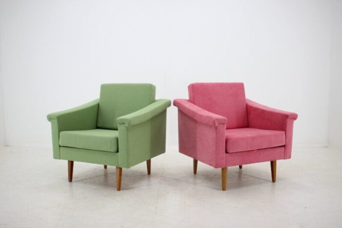 mid century armchairs 1960s set of 2 1 1