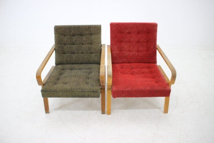 mid century armchairs 1960s set of 2 10