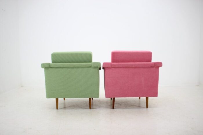 mid century armchairs 1960s set of 2 2 1