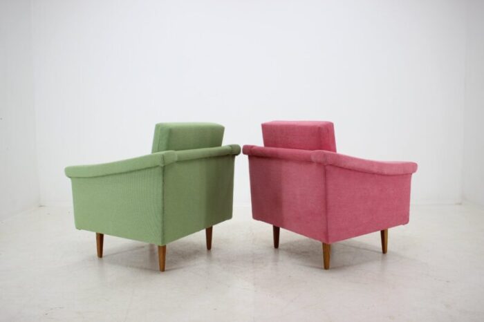 mid century armchairs 1960s set of 2 3 1