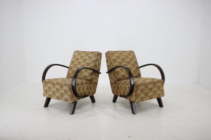 mid century armchairs by jindrich halabala 1960s set of 2 2