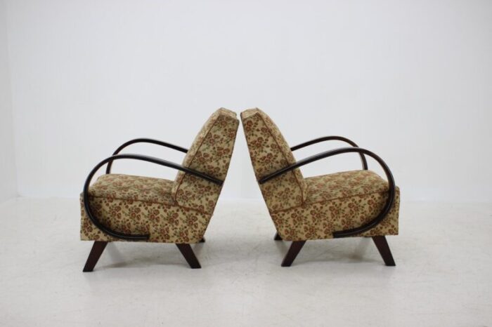 mid century armchairs by jindrich halabala 1960s set of 2 3