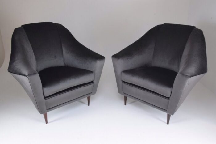 mid century armchairs from ariberto colombo set of 2 2