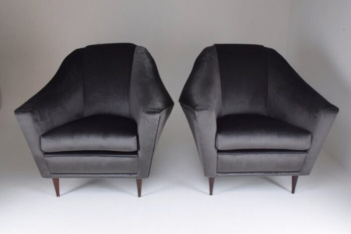 mid century armchairs from ariberto colombo set of 2 3