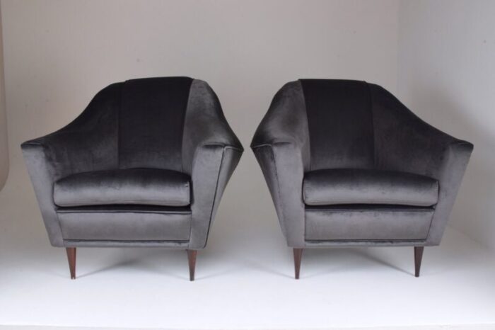 mid century armchairs from ariberto colombo set of 2 5