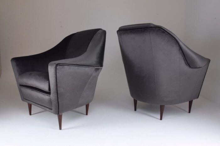 mid century armchairs from ariberto colombo set of 2 7