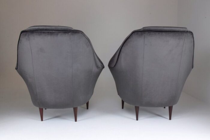 mid century armchairs from ariberto colombo set of 2 8