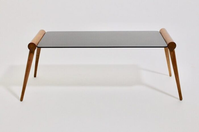 mid century austrian maple coffee table 1950s 10