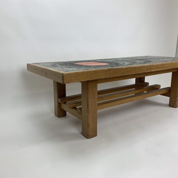 mid century ceramic coffee table 1970s 7