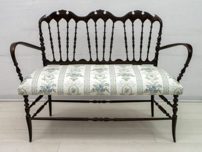 mid century chiavari sofa and chairs set by descalzi gaetano for desclazi 1950s set of 3 2