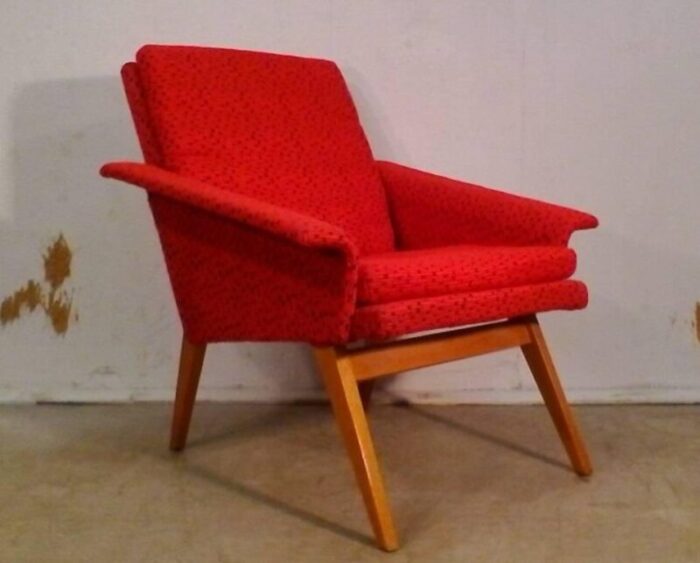 mid century czech armchair by miroslav navratil 1950s 2