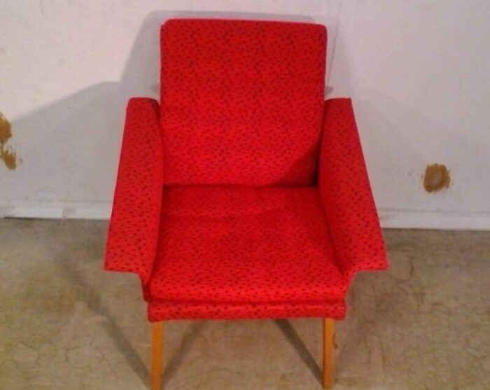 mid century czech armchair by miroslav navratil 1950s 4