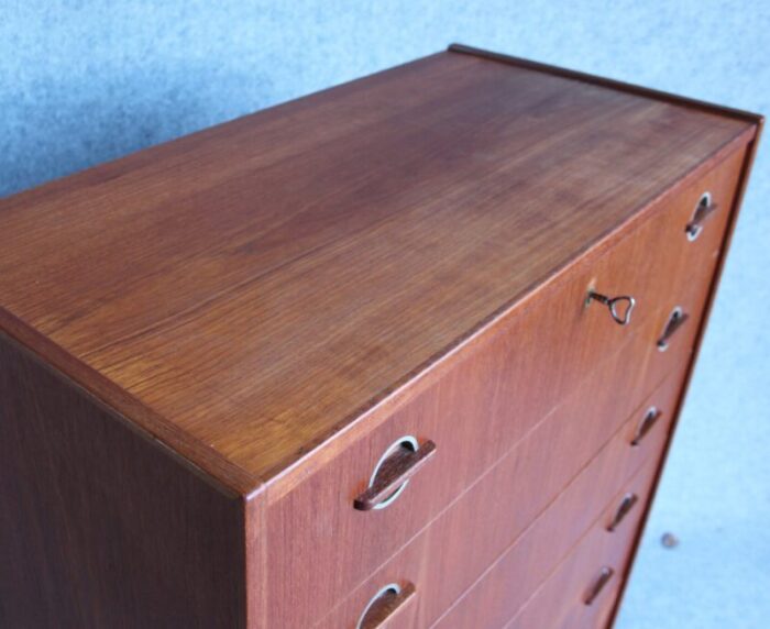 mid century danish teak dresser 1960s 9