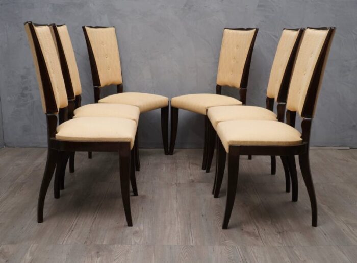 mid century dining chairs 1940s set of 6 2