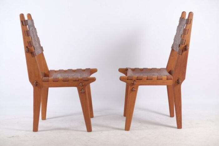 mid century dining chairs by angel i pazmino set of 2 2