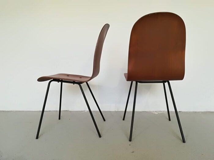 mid century dining chairs by campo e graffi set of 2 2