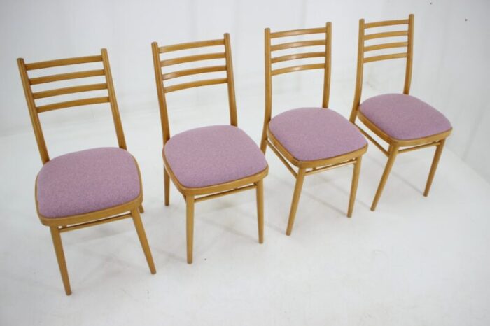 mid century dining chairs from interier praha 1970s set of 4 2