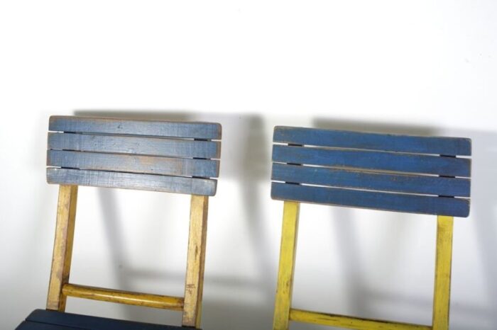 mid century folding chairs set of 2 5