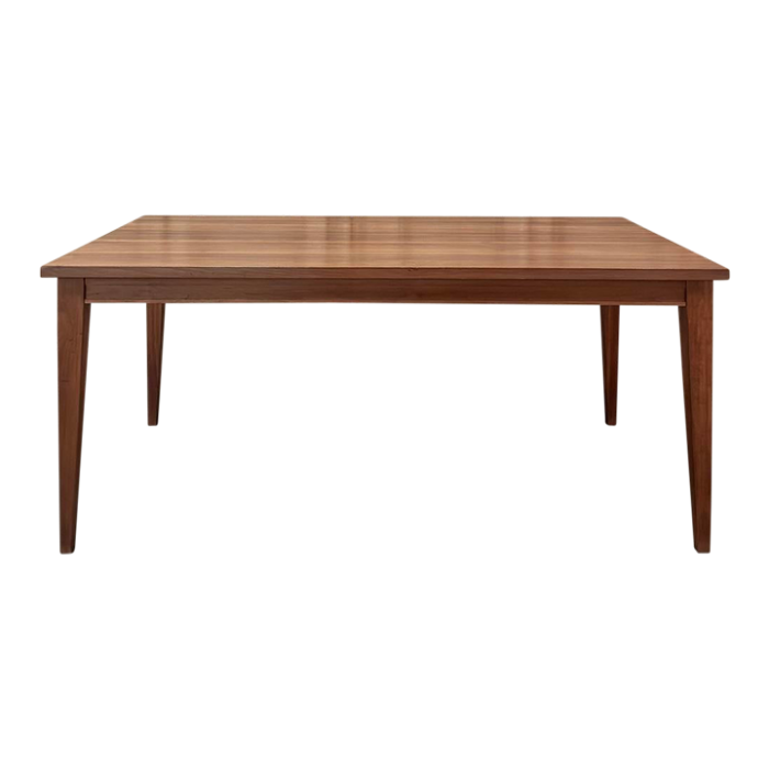 mid century french walnut arts and crafts style dining table 1874