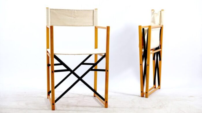 mid century german folding chairs set of 4 3