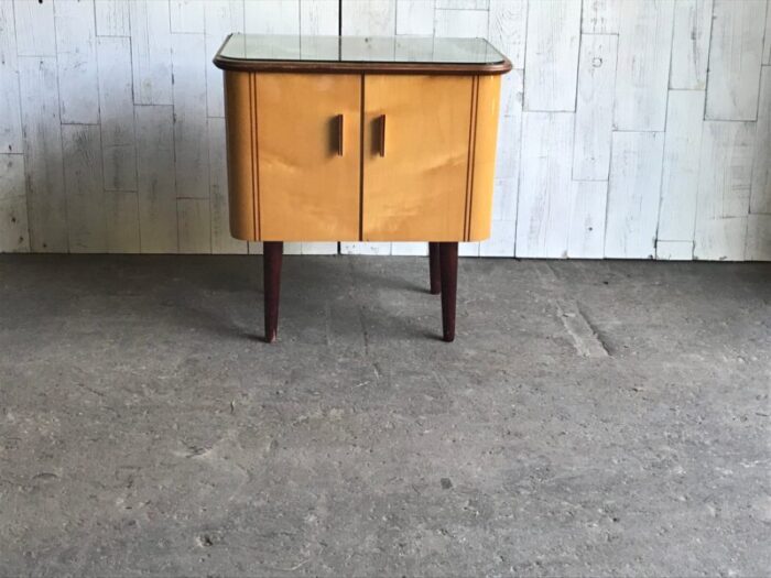 mid century hungarian lacquer cabinet 1960s 1