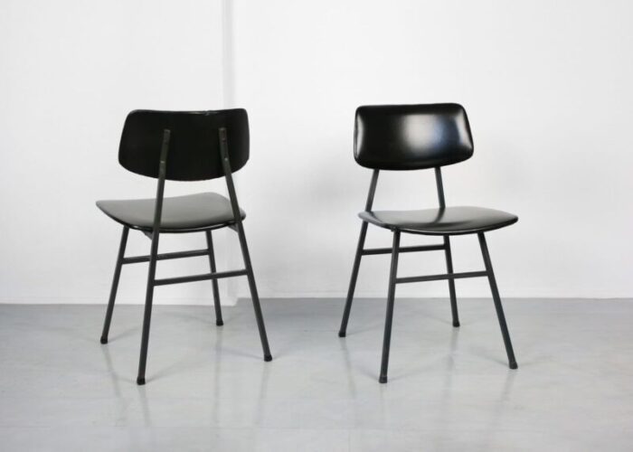 mid century minimalist dining chairs by niko kralj for stol kamnik set of 2 2