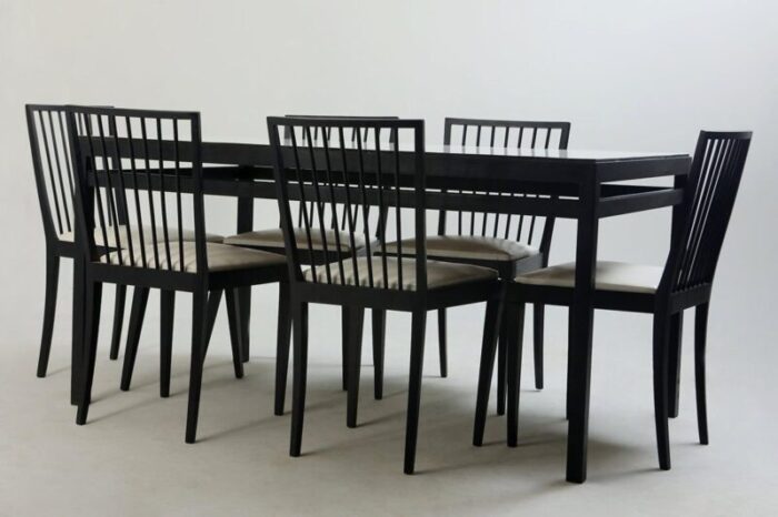 mid century modern dining chairs from flama manufacture brazil 1950s set of 6 6