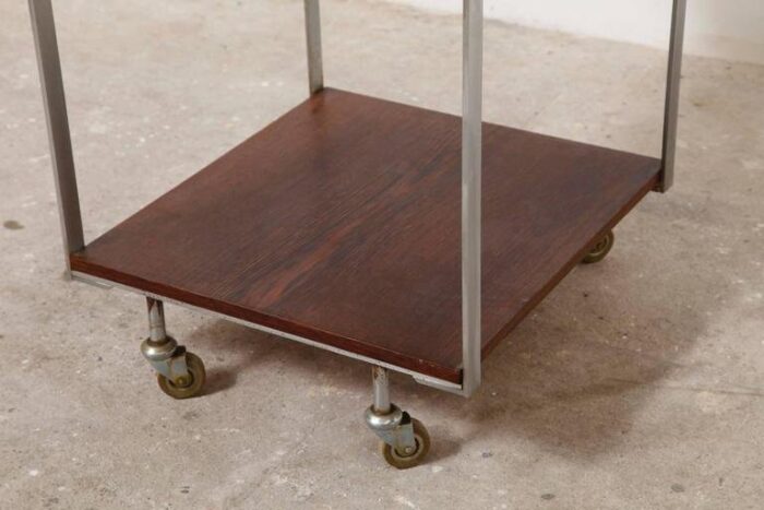 mid century modern rolling serving bar cart 1960s 7