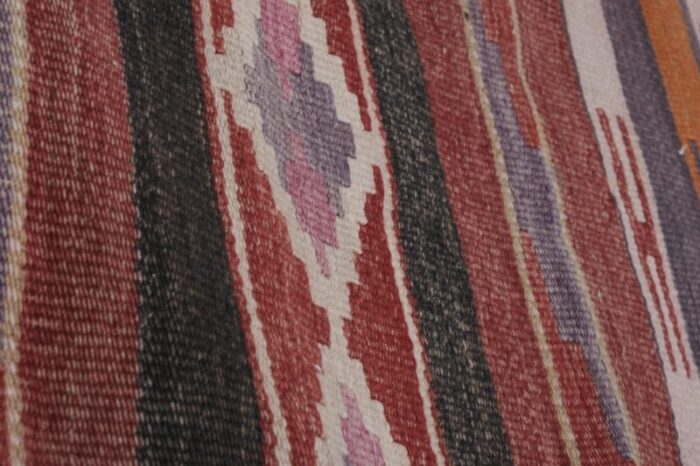 mid century nomadic wool anatolian hall kilim runner 26 x 108 3180