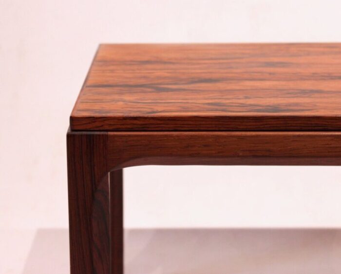 mid century rosewood side table by aksel kjersgaard for odder mobler 1960s 6