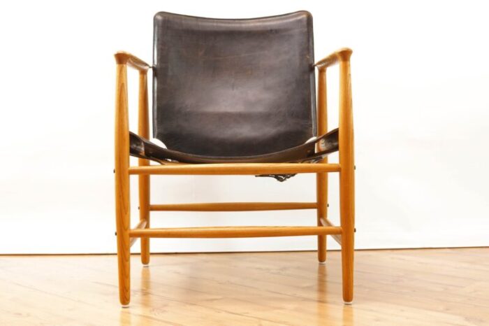 mid century safari armchair by kai lyngfeldt larsen for bovirke 1